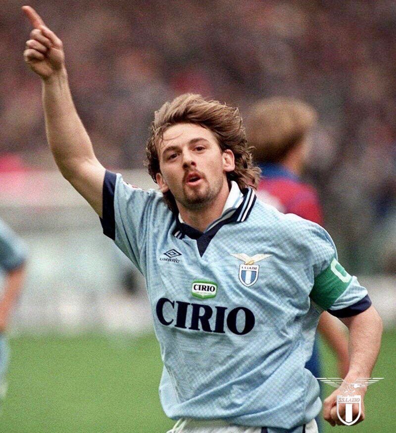 Beppe Signori con la Lazio