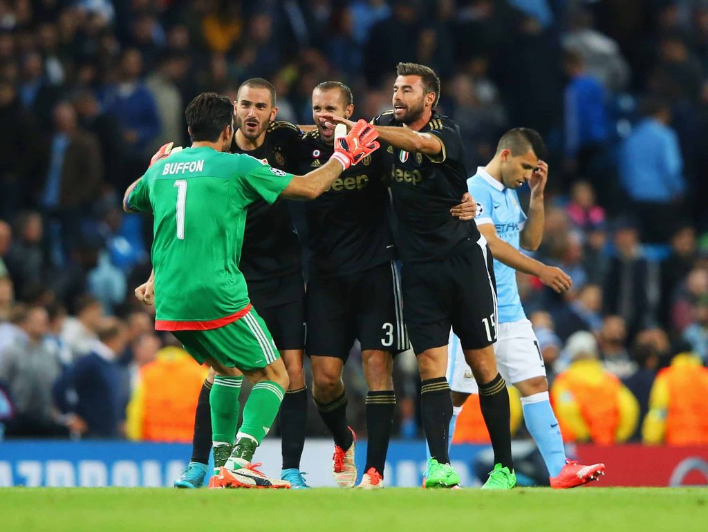 difesa, calcio moderno, Bonucci, Barzagli, Chiellini e Buffon